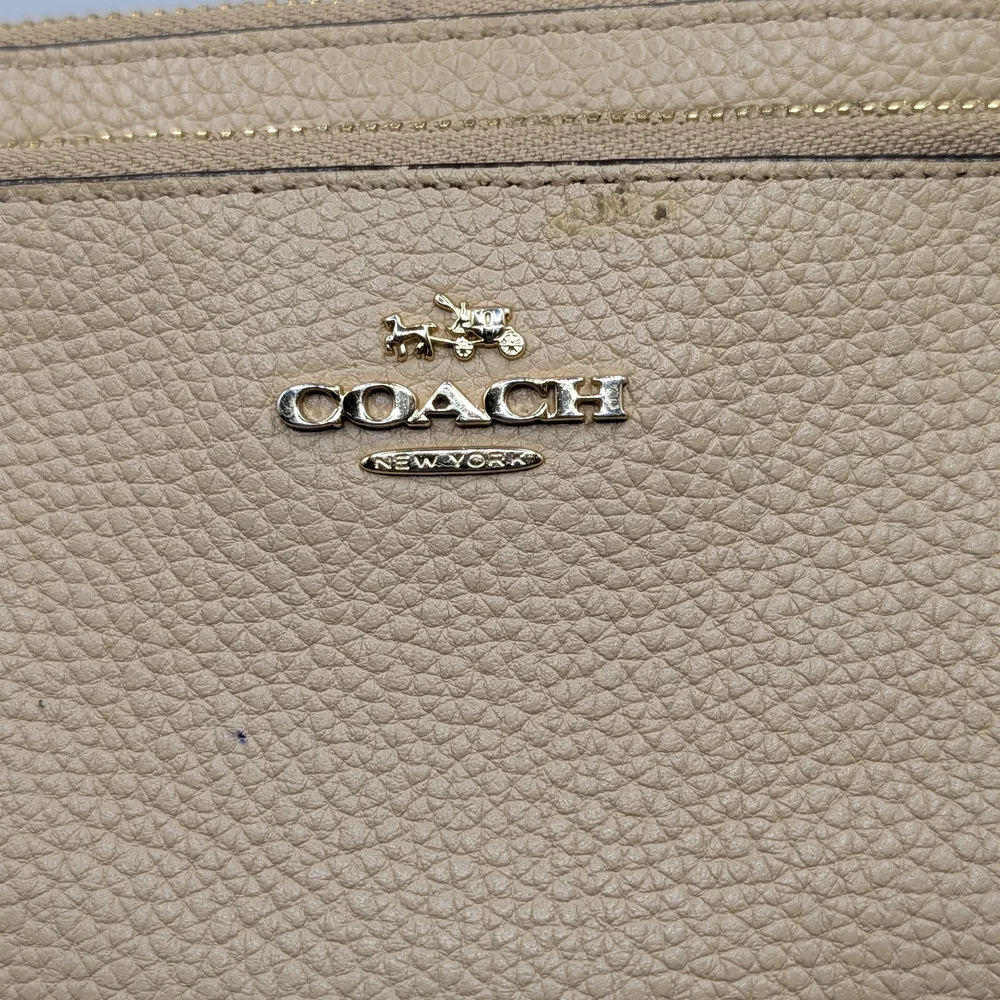 Coach pebbled leather